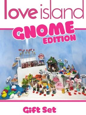 LOVE ISLAND GNOME EDITION FAIRY GARDEN GIFT SET